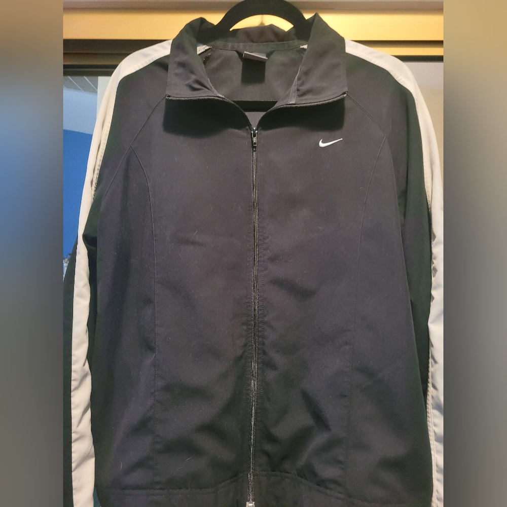 Nike Women's Black and White Jacket
